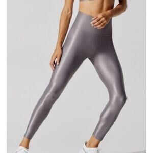 Carbon38 Shiny Gray Leggings